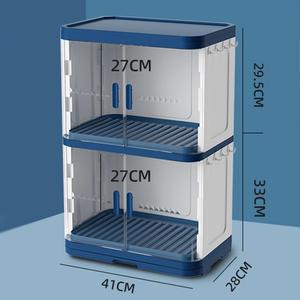 Kitchen <strong>Big</strong> Cupboard Dish Rack Plate Storage Box Plastic Dish Rack Bowl Plate Sieve Bowl Spoon Chopsticks Drainer 2 Layer - Product Image 6