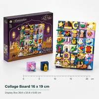 Jouet de construction en blocs Ramadan 978 pièces 30 en 1 Mini briques DIY Cadeau islamique pour l'Aïd Décoration pour enfants de 6 ans et plus Décoration de la maison