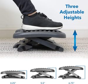 Reposapiés ergonómico debajo del <span class=keywords><strong>escritorio</strong></span> con 3 niveles de altura - Product Image 3
