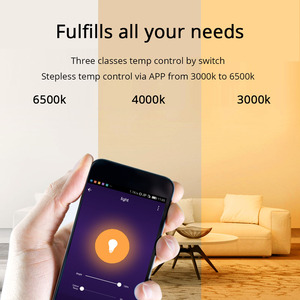 Luz de techo <span class=keywords><strong>LED</strong></span> inteligente <span class=keywords><strong>con</strong></span> control de voz y WiFi, luz de techo <span class=keywords><strong>con</strong></span> certificado CE RoHS, Compatible <span class=keywords><strong>con</strong></span> <span class=keywords><strong>Alexa</strong></span> y Google Home, 18W - Product Image 5