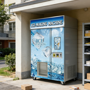 Distributore Automatico AIT 24 ore su 24 per Produzione, Confezionamento e Vendita di Ghiaccio su Larga Scala per Uso Commerciale, per Interni ed Esterni - Product Image 5