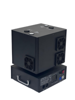 SAFIR Nouvelle Machine à Feux d'Artifice Rotative à Double Trou 1300W, Contrôle à Distance/DMX512 pour Scène et Mariages