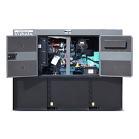 Generador diésel silencioso con motor Kubota japonés, EPA Tier 4, precio mayorista, remolcable, 50 kVA, 40 kW, 30 kW