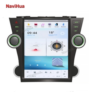 Navihua Car Android Radio Stereo Vertical Screen DVD Player GPS Navigator Multimedia Video <b>System</b> for Toyota Highlander 2010-12 - Product Image 2