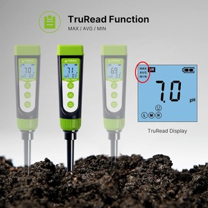 Apera Instruments GroStar GS2 PenTester for Soil Samples Apera Instruments AI102G GroStar Series GS2 Soil PH Pen Tester Kit for - Product Image 4