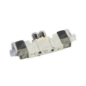 Low Saving Power Aluminum Alloy Base Pneumatic Assembled Manifold Island Solenoid Air Valve Bus Bar