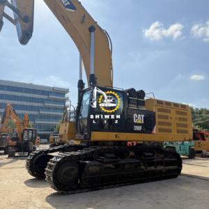 Excavatrice d'occasion Cat390FL du Japon à bas prix, machine de terrassement de 90 tonnes, excavatrice d'occasion Cat 390FL à vendre, jaune - Product Image 5