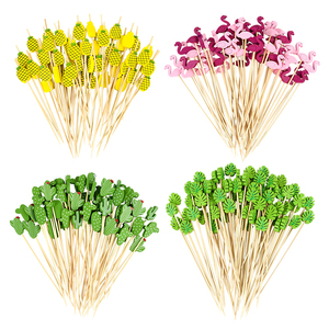 100Pcs Tre Chọn Tự Chọn Cupcake Trái Cây Ngã Ba Cocktail Tăm Xiên Thanh Món Tráng Miệng Salad Stick Cho Đám Cưới Trang Trí Nội Thất - Product Image 2