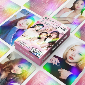 การ์ดรูปภาพเลเซอร์ KPOP 124 ชิ้น/กล่อง โรส <span class=keywords><strong>ลิ</strong></span><span class=keywords><strong>ซ่า</strong></span> จีซู <span class=keywords><strong>เจน</strong></span><span class=keywords><strong>นี่</strong></span> ฉลองครบรอบ 10 ปี การ์ดโลโม่ การ์ดรูปภาพ - Product Image 1