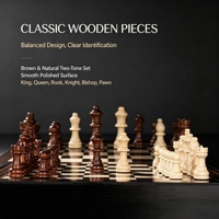 Nouvel ensemble d'échecs magnétique en bois de qualité supérieure, échecs de table en bois de haute qualité avec rangement à tiroir, jeu d'échecs éducatif, jeu de société