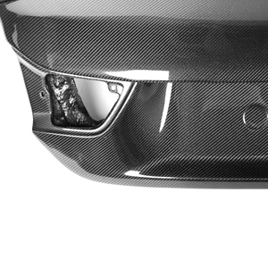 リアルカーボンファイバー<span class=keywords><strong>CSL</strong></span>スタイルリアトランクBMW M4 F82 2013-2019リアトランクリップ & フロントバンパーアップグレードオートモデルF82保護 - Product Image 6
