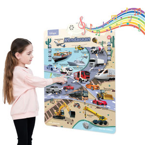 LWG032 affiche sonore <span class=keywords><strong>Fruits</strong></span> et légumes, tableau mural parlant indonésien pour enfants, jouets éducatifs précoces - Product Image 6