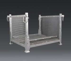 Nhiệm Vụ Nặng Nề Có Thể Gập Lại Ráp Dây Container Bền Móc Áo <span class=keywords><strong>Pallet</strong></span> Cho Dễ Dàng Lưu Trữ Giao Thông Vận Tải Công Nghiệp Sử Dụng - Product Image 5