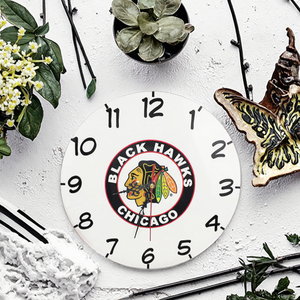 8-Inch Contemporary MDF Wall <strong>Clock</strong> for Living Room <strong>DIY</strong> Home Decorative Blank Sublimation Single Face Needle Display Radio - Product Image 2