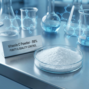 Tabletas de Vitamina C para Blanquear la Piel, Suministro de Fábrica, Ácido Ascórbico, Suplemento de Vitamina C en Polvo, CAS 50-81-7 - Product Image 3