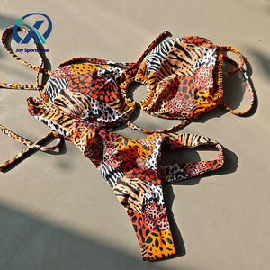 Maillots <span class=keywords><strong>de</strong></span> <span class=keywords><strong>bain</strong></span> directement <span class=keywords><strong>de</strong></span> l'usine, ensemble <span class=keywords><strong>de</strong></span> bikini à imprimé léopard <span class=keywords><strong>de</strong></span> haute qualité avec lien latéral, <span class=keywords><strong>maillot</strong></span> <span class=keywords><strong>de</strong></span> <span class=keywords><strong>bain</strong></span> deux <span class=keywords><strong>pièces</strong></span> à taille haute pour femmes - Product Image 2