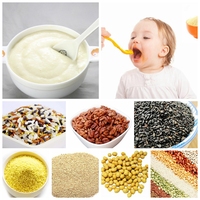 Machine de fabrication de poudre nutritionnelle. Peut être utilisée avec du riz et du maïs. Ligne de production de poudre nutritionnelle entièrement automatisée.