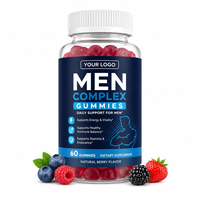 Complément alimentaire en gommes pour hommes, personnalisé OEM/ODM, avec étiquette et emballage sur mesure, vente chaude, pour la vitalité et l'énergie – Direct Usine