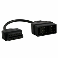 Para Toyota lector de código herramienta de escaneo adaptador de escáner automático 22Pin OBD1 OBD2 adaptador de diagnóstico 16Pin Cable de diagnóstico de coche Cables de datos