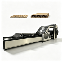 Machine de laminage de carton ondulé entièrement automatique 1450 Servo pour la fabrication de boîtes en carton
