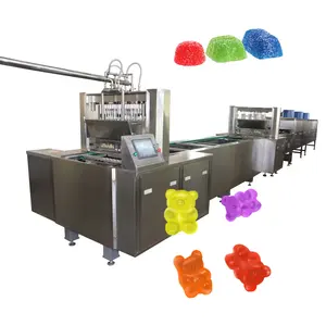 Fully automatic candy manufacturing machine jelly gummie production line