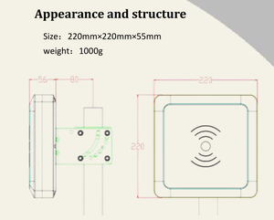 Winnix tốc độ cao nhiều tag 15 Meter UHF tầm xa <span class=keywords><strong>RFID</strong></span> <span class=keywords><strong>Reader</strong></span> cho hệ thống đỗ xe - Product Image 5