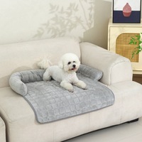 Coussin apaisant pour chien, housse de canapé pour meubles ou siège de voiture, protection avec housse lavable, coussin doux pour chien, lit intelligent pour animaux de compagnie