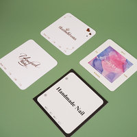 Tarjetas de Exhibición de Uñas con Diseño Personalizado con su Logotipo, Impresión en Color, Tarjetas de Lujo para Collares al por Mayor para Pequeñas Empresas