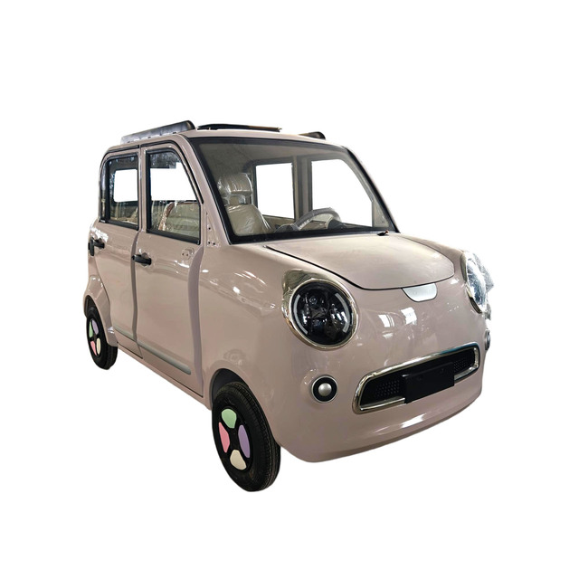 Factory Direct 4-Door 4-Seater Mini Electric Car, Adult Enclosed Electric Quadricycle for School Run & Daily Commuting