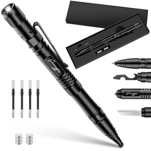 Cross-border best-selling outdoor multi-functional bionic survival pen, tungsten steel tip window breaker, EDC tactical - Product Image 1