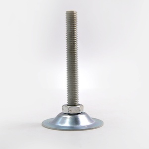 Modern Silver Thin <b>Lightweight</b> <b>Iron</b> Furniture Legs Disc Bottom Corner Screws for Dining Kitchen Hotel Home Office Living Room - Product Image 1