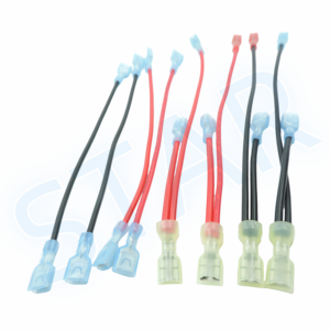 Prezzo di fabbrica OEM cavo elettrico con 4.8mm / 6.3mm isolato vanga connettori terminali femmina 22 * 16AWG - Product Image 4