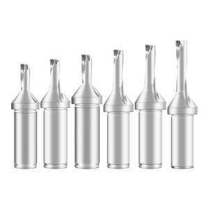 Foret U SOMT04 à petit diamètre pour trous profonds, en carbure, à queue droite, pour machine-outil CNC, insert de foret métrique norme ISO - Product Image 5