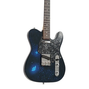 Đàn Guitar <span class=keywords><strong>Gibson</strong></span> bền bỉ Đàn Guitar Điện Guitar JazzTernetang Top Chất liệu thân bán rỗng Gỗ hồng sắc Bàn phím hoàn thiện bóng - Product Image 2