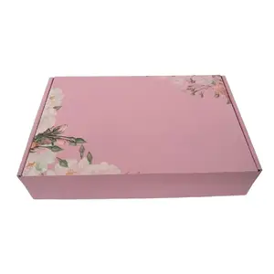 Boîte-cadeau de luxe en carton personnalisable pour chapeau de vêtements Boîte d'écharpe pliante ouverte avec différentes tailles et couleurs Recyclable estampillé