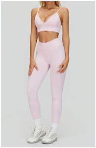 Abbigliamento Sportivo da <span class=keywords><strong>Donna</strong></span> Personalizzato, Completo Sportivo Senza Cuciture in 3 Pezzi, Abbigliamento da Palestra, Fitness e Yoga, Set da Allenamento per Donne - Product Image 4