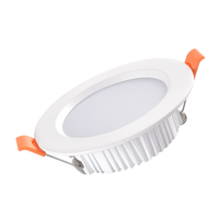 Spot LED encastré ultra-fin moderne pour salon et chambre, tricolore, dimmable, 3W-24W, AC 85-265V, en fonte