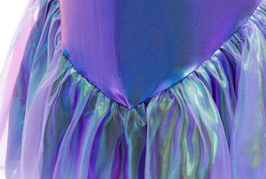 ชุดนางเงือก2025สำหรับเด็กผู้หญิงชุดนางเงือก1ชุดเดรสแขนพองเปลี่ยนสีได้สำหรับงานปาร์ตี้ - Product Image 6