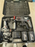 Grande réduction - Ensemble d'outils électriques sans fil 21V - 4 kits d'outils électriques - Ensemble d'outils à batterie au lithium