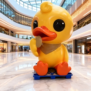 CS053 Adornos de Mascota para Tiendas, Escultura Artística de Oso de FRP Personalizada, Estatua de Dibujos Animados de Tamaño Real para Decoración de Entrada de Tiendas y Parques - Product Image 5