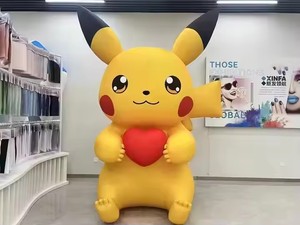 Ballon gonflable <span class=keywords><strong>Pikachu</strong></span> en PVC personnalisé pour événements, livraison gratuite, motif dessin animé mignon, imperméable, couleur personnalisée - Product Image 3