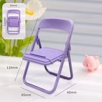 Supports de téléphone portable pliables et portables, design chaise colorée et mignonne, décorations de bureau
