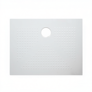 Receveur de douche rectangulaire en céramique 80 x 120 cm H3.6 Blanc brillant - Product Image 2