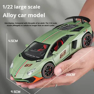 Modelo de Coche Deportivo Gini LP780 Pagani a Escala 1:22 de Juguete Fundido a Presión de Plástico y Aleación con Simulación de Puertas Abatibles para Juego Infantil al por Mayor - Product Image 5