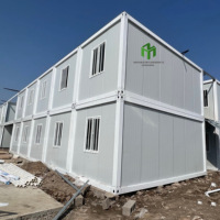Maison Modulaire Détachable Préfabriquée de 20 Pieds, Bureau Conteneur Mobile de Luxe, Maison Conteneur Portable
