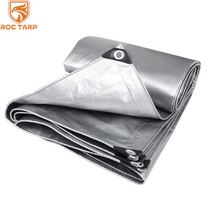 Bâche Économique Bleue Imperméable HFPE 120 g/m² <span class=keywords><strong>pour</strong></span> Couverture de Toit en Polyéthylène, en Vente - Product Image 1