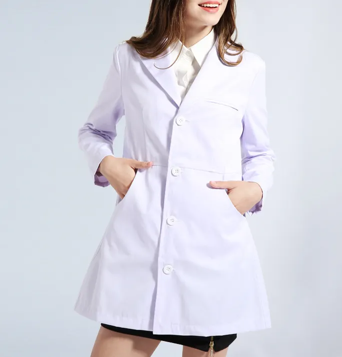 best quality short medical lab coats doctor working designs uniforms with cotton polyester woven nurse uniform