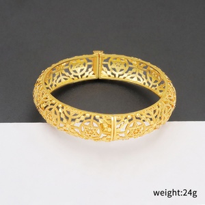 JXX Bracelet de haute qualité, nouvelle mode, plaqué or 24 carats, pour femmes, produits de mariage Dubaï/Afrique/Éthiopie - Product Image 4