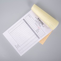 Carnet de factures autocopiantes NCR personnalisé, reçu de vente duplicata, modèle personnalisé, reçu professionnel pour petites entreprises et vente en gros