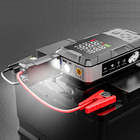 16000mAh Car Battery Jump Starter Portable Tire Inflator 65W PD Fast Charging 4000A Peak Current 160PSI Digital Pump LED Light